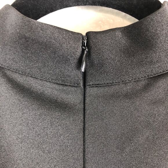 Capulet Black High Mock Neck Cut Out Side Sleeveless Cocktail Bodycon Mini Dress - Picture 9 of 10